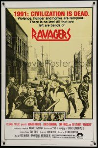 5b802 RAVAGERS 1sh '79 Richard Harris, Ernest Borgnine, 1991 & civilization is dead!