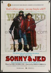 5b876 SONNY & JED 1sh '74 Sergio Corbucci spaghetti western, Thomas Milan, Susan George!