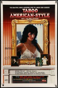 5b910 TABOO AMERICAN STYLE 2 THE STORY CONTINUES video/theatrical 1sh '85 a movie star goddess!