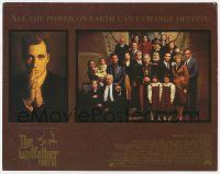 5c685 GODFATHER PART III English LC '90 best portrait of Al Pacino & family, Francis Ford Coppola!