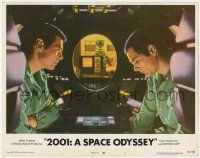 5c511 2001: A SPACE ODYSSEY LC #7 R72 Kubrick classic, HAL watches Gary Lockwood & Keir Dullea!