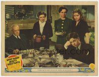 5c534 ANDY HARDY MEETS DEBUTANTE LC '40 Lewis Stone & family watch depressed Mickey Rooney!