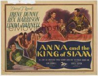 5c018 ANNA & THE KING OF SIAM TC '46 royal Rex Harrison, pretty Irene Dunne & Linda Darnell!
