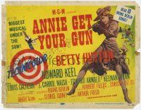 5c020 ANNIE GET YOUR GUN TC R56 full-length image of Betty Hutton as the greatest sharpshooter!