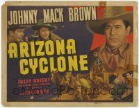 5c025 ARIZONA CYCLONE TC '41 cowboy hero Johnny Mack Brown, Fuzzy Knight, Nell O'Day