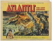 5c027 ATLANTIS THE LOST CONTINENT TC '61 George Pal underwater sci-fi, cool fantasy art by Smith!