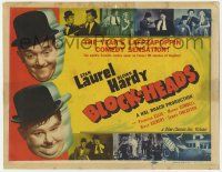 5c046 BLOCK-HEADS TC R47 many images of scenes with Stan Laurel & Oliver Hardy, Hal Roach