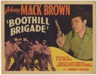 5c049 BOOTHILL BRIGADE TC '37 great close image of cowboy Johnny Mack Brown holding his gun!