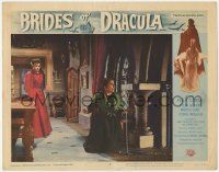 5c577 BRIDES OF DRACULA LC #8 '60 scared ladies see that the vampire has slipped his chains!