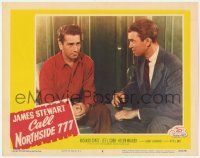5c582 CALL NORTHSIDE 777 LC #8 R55 c/u of James Stewart talking to disillusioned Richard Conte!