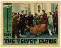 5c588 CASE OF THE VELVET CLAWS LC '36 Warren William as Perry Mason w/Claire Dodd as Della Street!