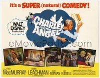 5c065 CHARLEY & THE ANGEL TC '73 Disney, Fred MacMurray, Cloris Leachman, art of Harry Morgan!
