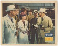 5c591 CHARLIE CHAN IN PANAMA LC '40 Sidney Toler & Victor Sen Yung explain clues to many people!