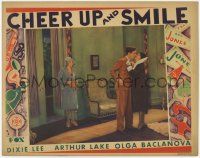5c593 CHEER UP & SMILE LC '30 Dixie Lee walks in on Arthur Lake kissing pretty Olga Baclanova!