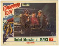 5c601 COMMANDO CODY chapter 7 LC '53 masked Judd Holdren with microphone, Robot Monster of Mars!
