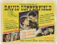 5c091 DAVID COPPERFIELD TC '35 W.C. Fields, Freddie Bartholomew & MGM stars in Dickens classic!