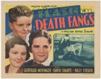 5c094 DEATH FANGS TC '34 great image of Flash the Wonder Dog with bad guy pinned to the ground!