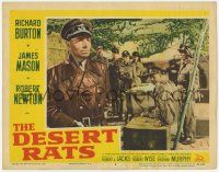 5c618 DESERT RATS LC #6 '53 close up of Nazi officer James Mason in World War II!
