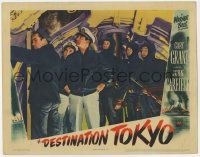 5c621 DESTINATION TOKYO LC '43 great close up of Cary Grant & men inside World War II submarine!