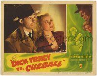 5c624 DICK TRACY VS. CUEBALL LC #4 '46 best close up of Morgan Conway w/ gun & sexy Anne Jeffreys!