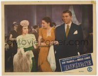 5c627 DIVORCE LC '45 Helen Mack glares at Kay Francis with Bruce Cabot at a social event!