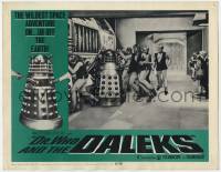 5c635 DR. WHO & THE DALEKS LC '66 the wildest space adventure on or off the Earth, great scene!