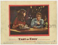 5c638 EAST OF EDEN LC #7 '55 James Dean close up at bar, John Steinbeck, directed by Elia Kazan!