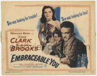 5c112 EMBRACEABLE YOU TC '48 sexy Geraldine Brooks was looking for trouble & Dane Clark!