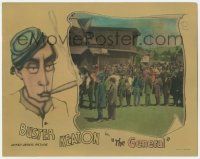 5c676 GENERAL LC '27 Buster Keaton inconspicuous in large crowd, classic Hap Hadley border art!