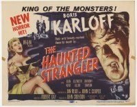 5c188 HAUNTED STRANGLER TC '58 creepy Boris Karloff marked their death by their wild beauty!