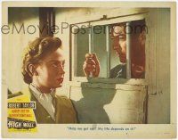 5c703 HIGH WALL LC #5 '48 Robert Taylor behind bars begging Audrey Totter to help him get out!