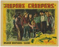 5c723 JEEPERS CREEPERS LC '39 great image of young Roy Rogers & men surrounding little boy!