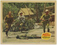 5c763 MANILA CALLING LC '42 Lloyd Nolan & men with guns in World War II Philippines!