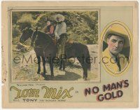 5c798 NO MAN'S GOLD LC '26 great images of Tom Mix close up & on Tony the Wonder Horse!