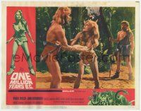 5c809 ONE MILLION YEARS B.C. LC #1 '66 sexiest prehistoric cave woman Raquel Welch grabbed by man!