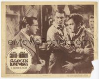 5c810 ONLY ANGELS HAVE WINGS LC R48 Cary Grant tries to stop men from fighting, Howard Hawks!