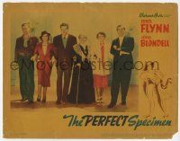 5c820 PERFECT SPECIMEN LC '37 great posed portrait of Errol Flynn, Joan Blondell, Robson & top cast