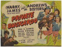 5c308 PRIVATE BUCKAROO TC '42 the Andrews Sisters performing with Harry James & His Music Makers!
