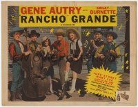 5c314 RANCHO GRANDE TC R45 portrait of Gene Autry & June Storey with Pals of the Golden West!