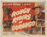 5c340 ROUGH RIDERS OF DURANGO TC '51 Allan Rocky Lane and his stallion Black Jack!