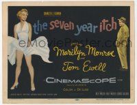 5c359 SEVEN YEAR ITCH TC '55 Billy Wilder, classic image of sexy Marilyn Monroe with skirt blowing!