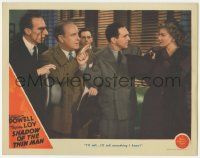 5c008 SHADOW OF THE THIN MAN LC '41 Sam Levene questions Stella Adler as Blake & others watch!