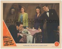 5c007 SHADOW OF THE THIN MAN LC '41 Donna Reed watches William Powell tell Asta the case is solved!