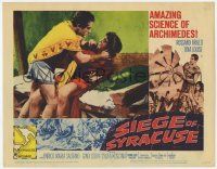 5c892 SIEGE OF SYRACUSE LC #1 '62 Rossano Brazzi in the amazing story of Archimedes!