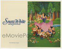 5c383 SNOW WHITE & THE SEVEN DWARFS TC R1987 Walt Disney animated cartoon fantasy classic!
