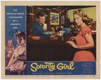 5c905 SORORITY GIRL LC #8 '57 AIP, the shock by shock confessions of a bad girl, great border art!