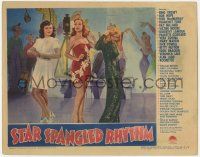 5c913 STAR SPANGLED RHYTHM LC '43 sexy Paulette Goddard, Dorothy Lamour & Veronica Lake posing!