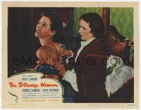 5c918 STRANGE WOMAN LC #4 '46 older woman helps worried Hedy Lamarr get out of her dress!