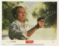 5c928 SUDDEN IMPACT LC #8 '83 best close up of Clint Eastwood as Dirty Harry holding his big gun!
