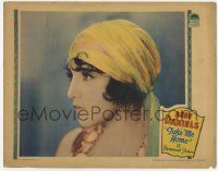 5c935 TAKE ME HOME LC '28 super close up of Bebe Daniels, chorus girl who becomes a Broadway star!